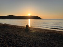 原岡海水浴場から撮影