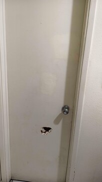 Broken door