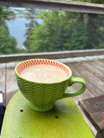 Tea from the deck