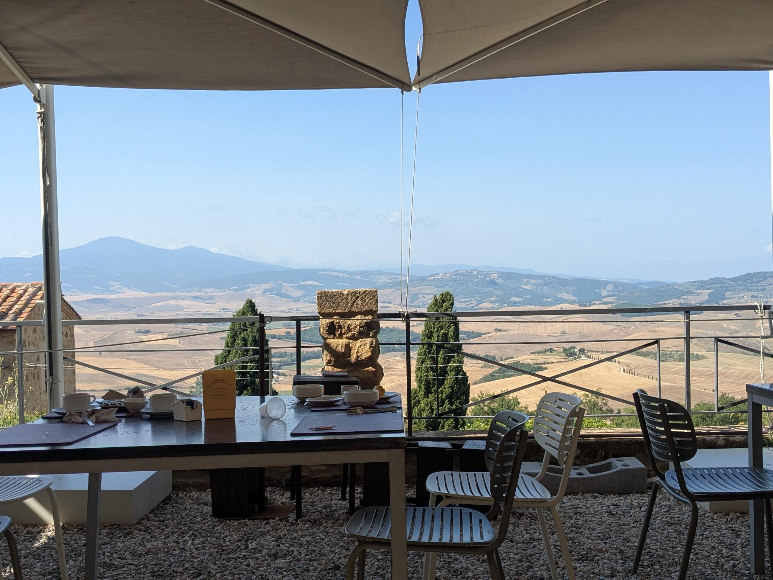 The view for breakfast 