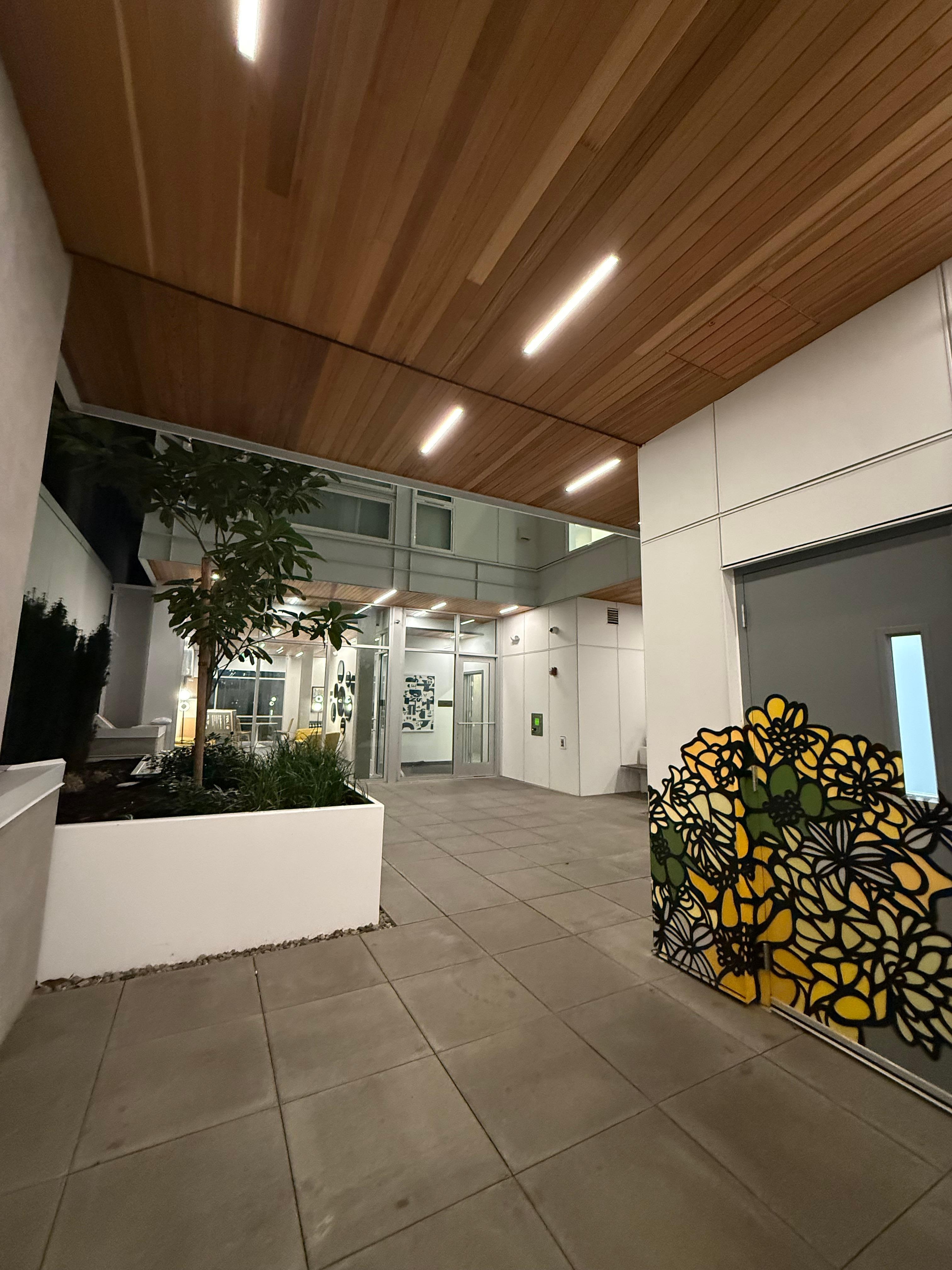 Entrance towards lobby