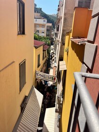 Alley view from balcony
