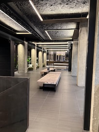 Front desk and lobby