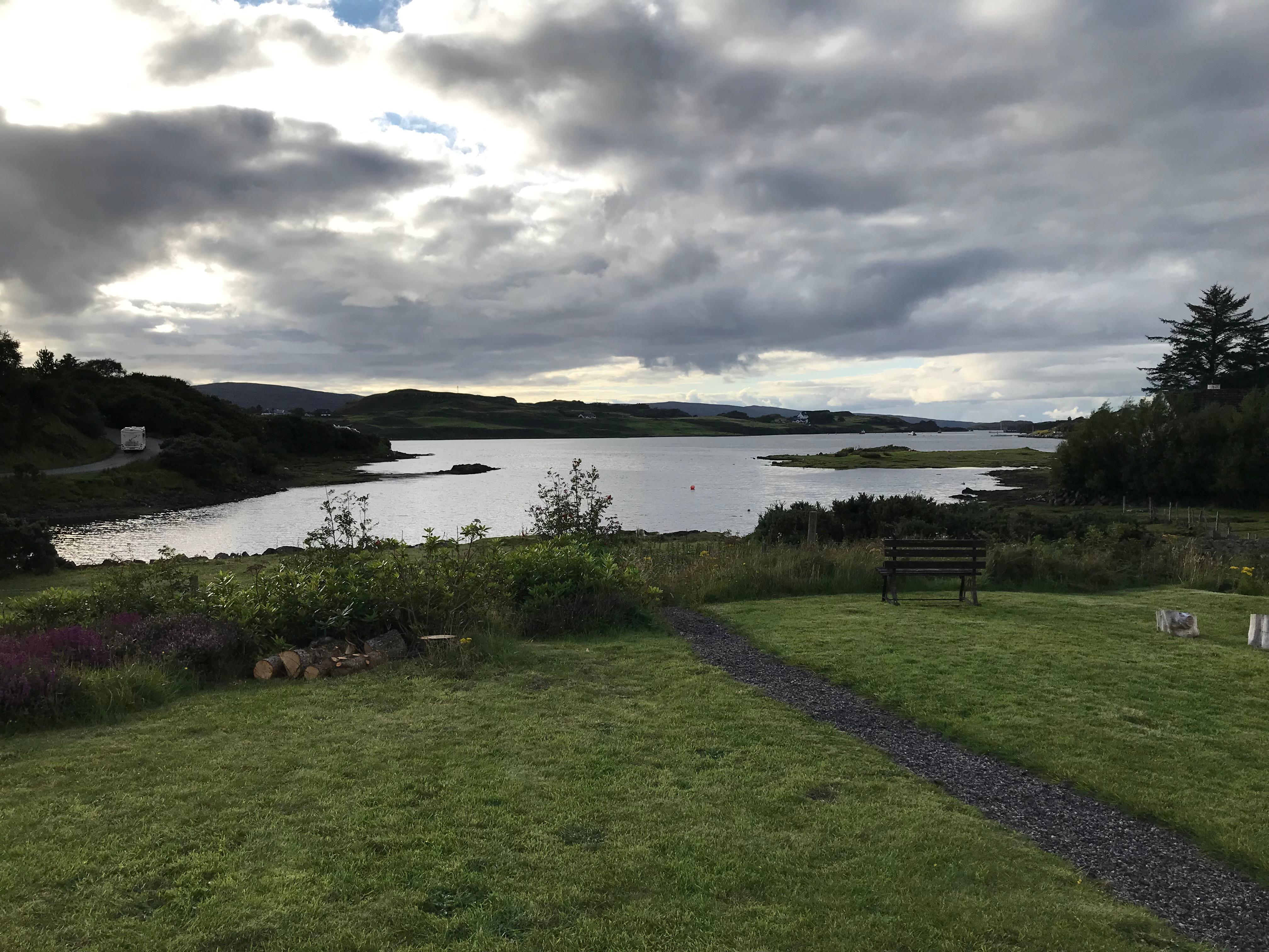 Beautiful view from the driveway.