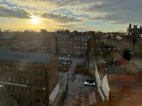 View from room (on 6th floor, facing South).