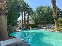 One of the three pool facilities on site