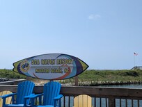 Photo op by the Tiki Bar