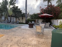 Pool area view