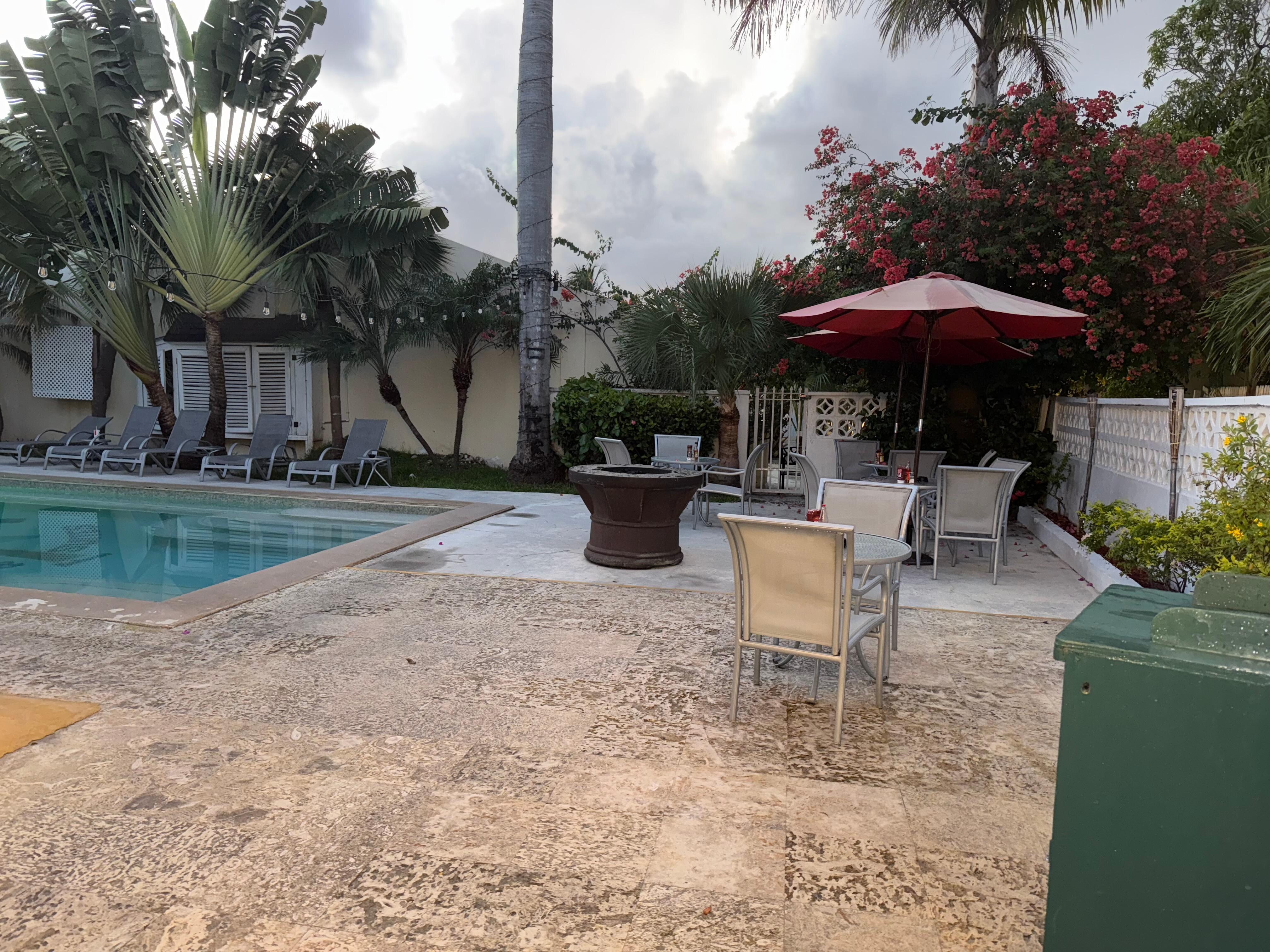 Pool area view