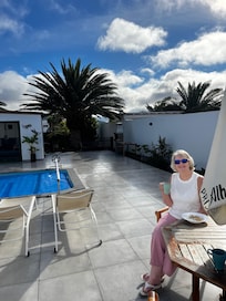 Breakfast on the patio