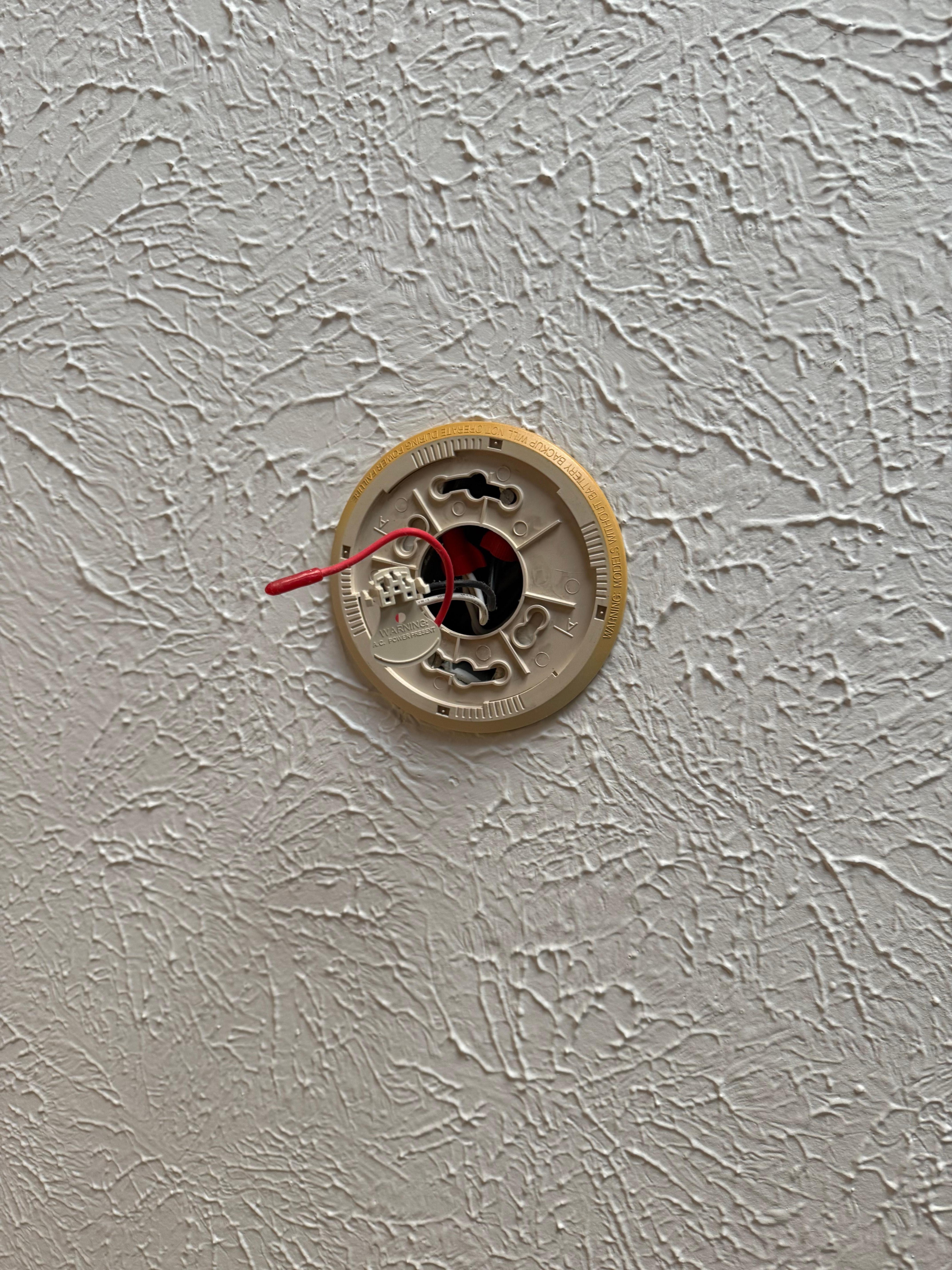 Smoke detector missing 