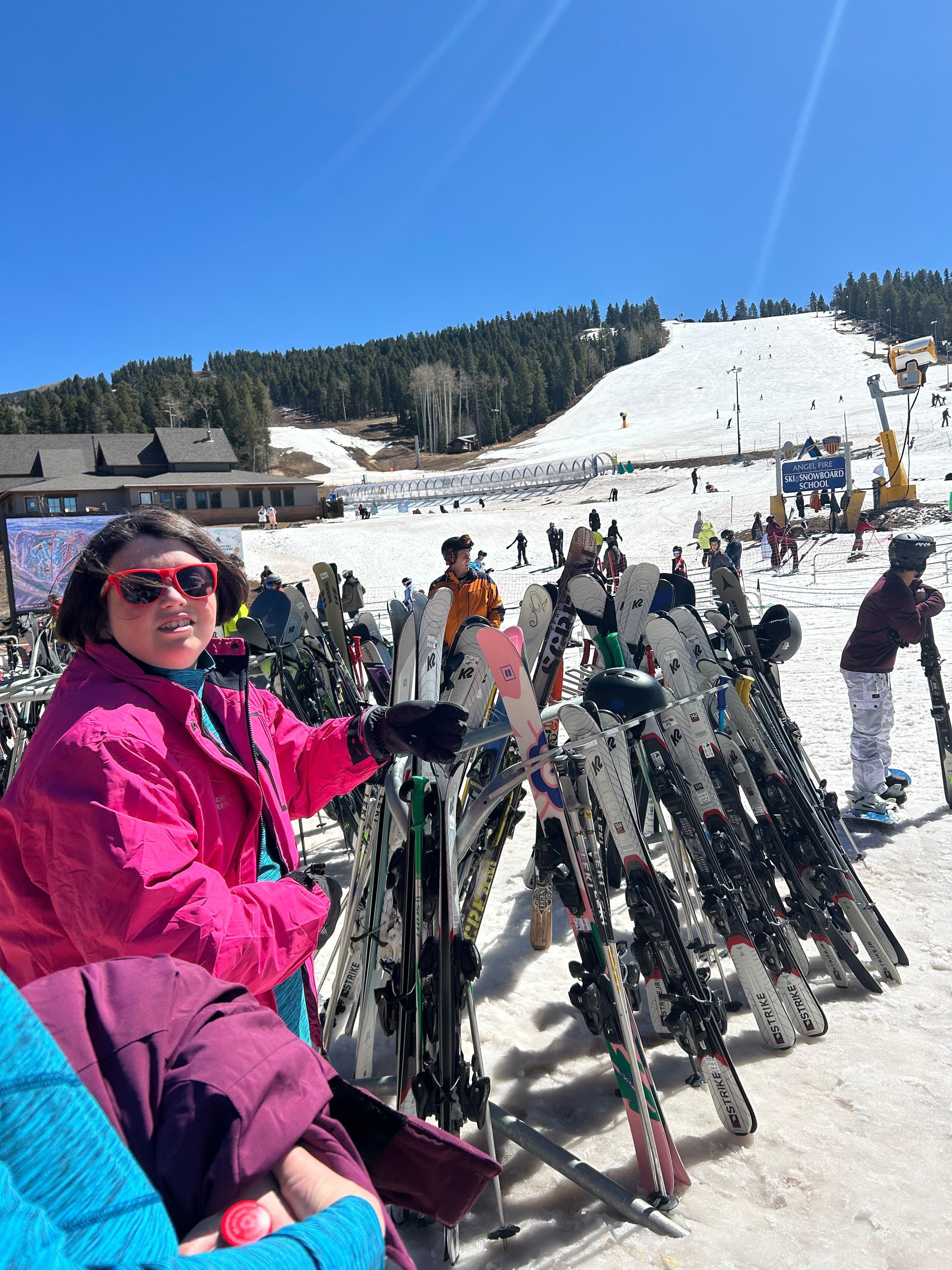 Ski area with snow tubing and snow sledding
