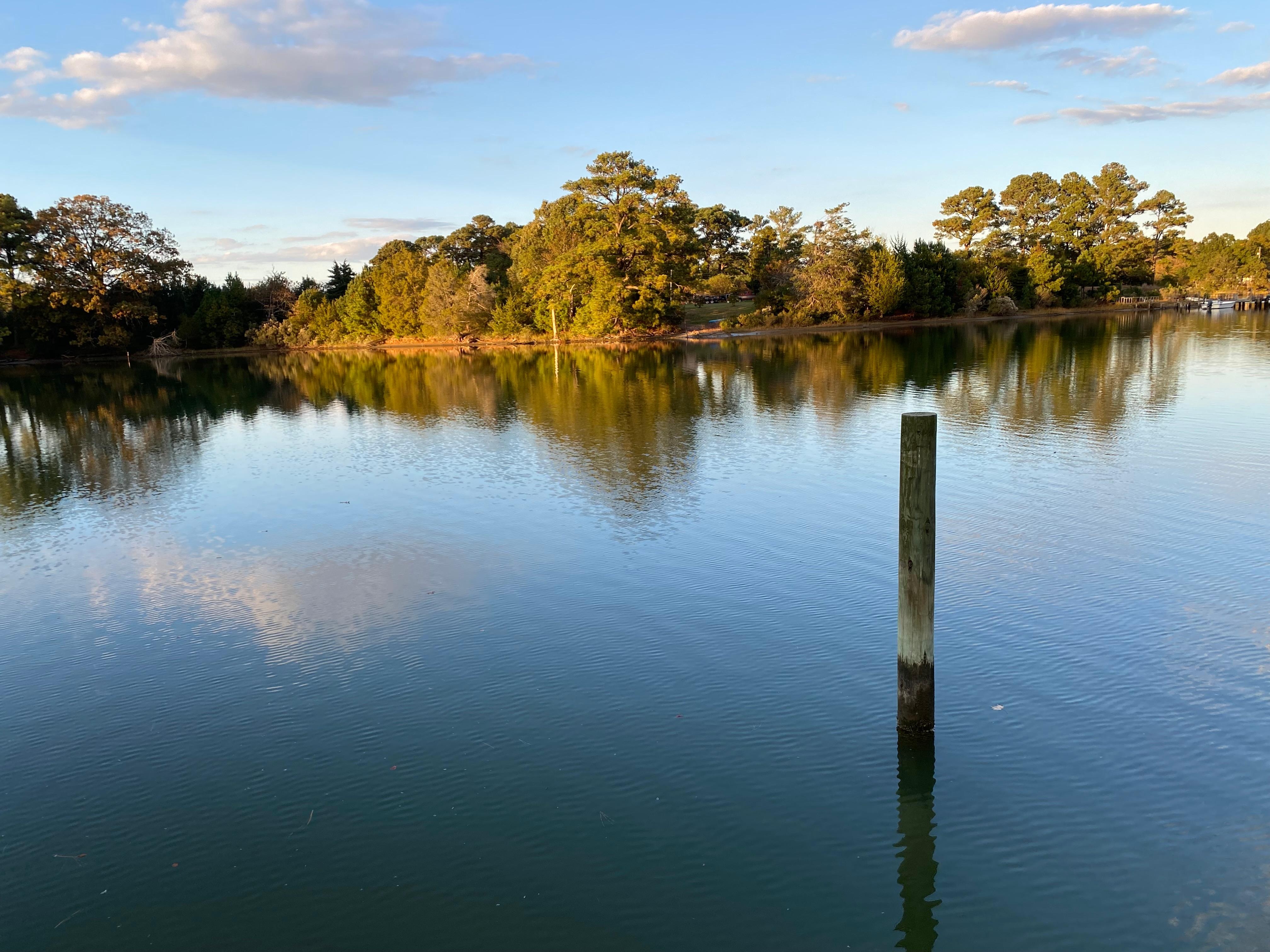 View from the dock.  We loved sitting out there and just enjoying the water and the view.