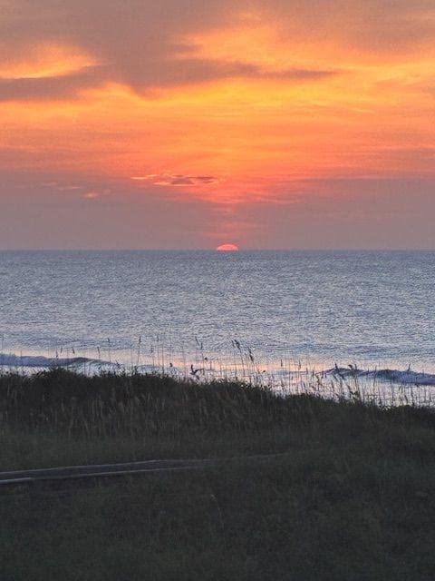 Sunrise from the balcony.