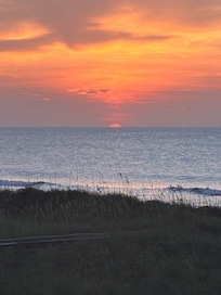 Sunrise from the balcony.