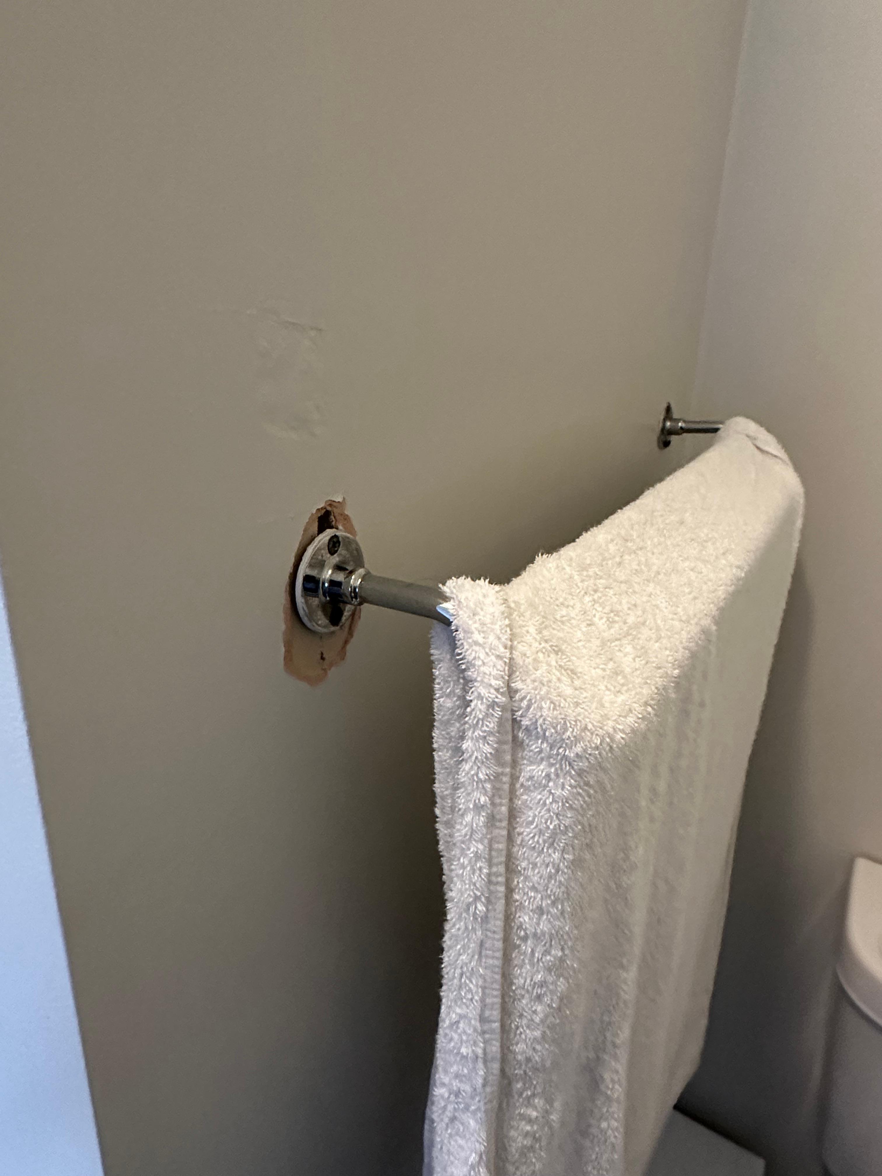 Towel bar repair