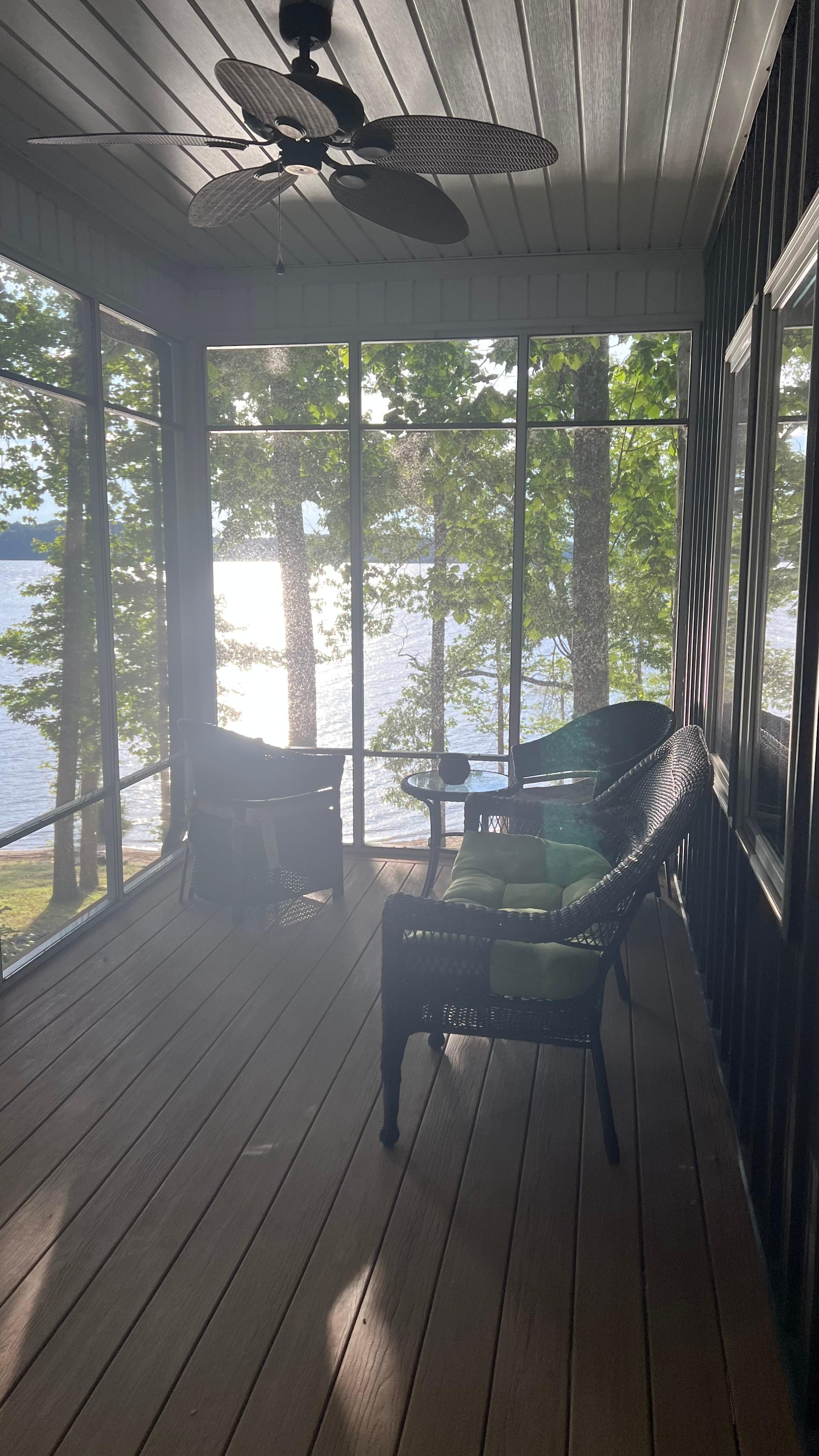 Screened in porch was very nice to sit out on :)