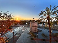 Belle vue du balcon de la chambre