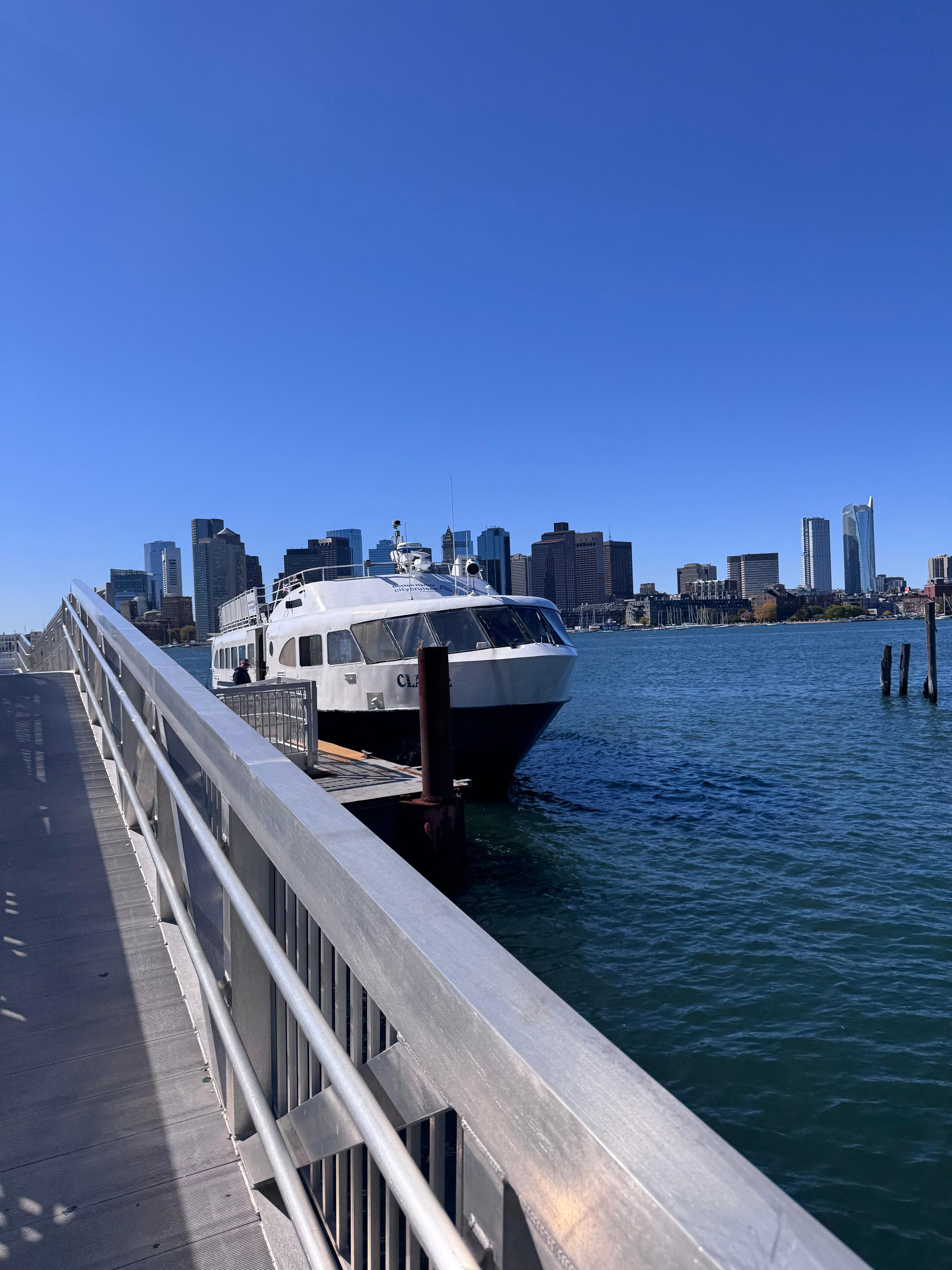 The Ferry is just a 5 min walk from the condo. The ride across the harbor takes less than 10 minutes and departs every 30. minutes. 