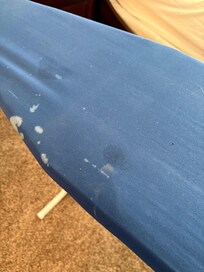 Needs clean, new pad for ironing board.