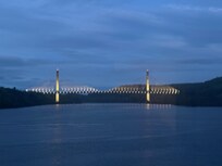 Evening view from our room