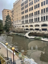 Our view from the lobby.