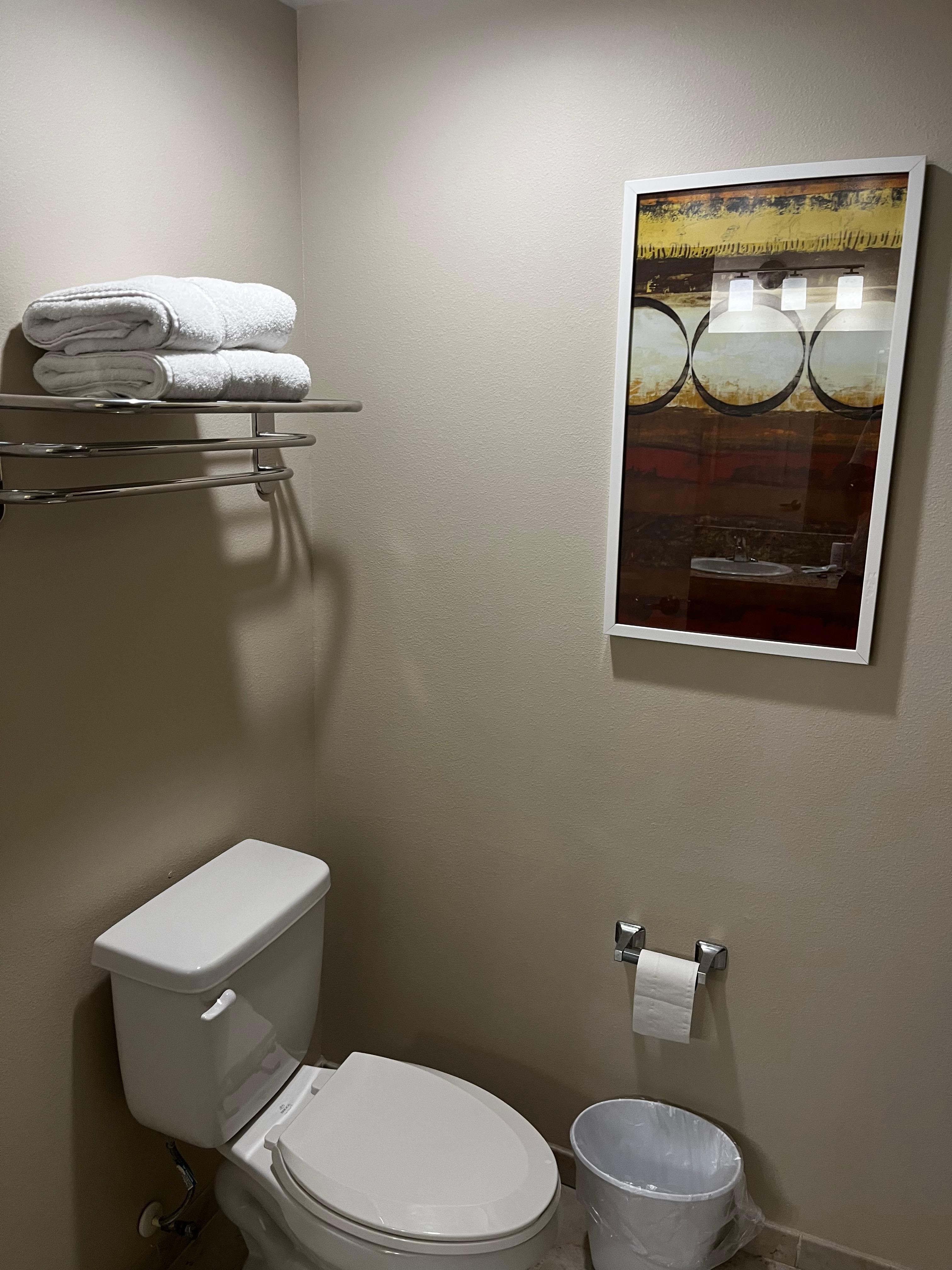 Ba ños muy cómodos 