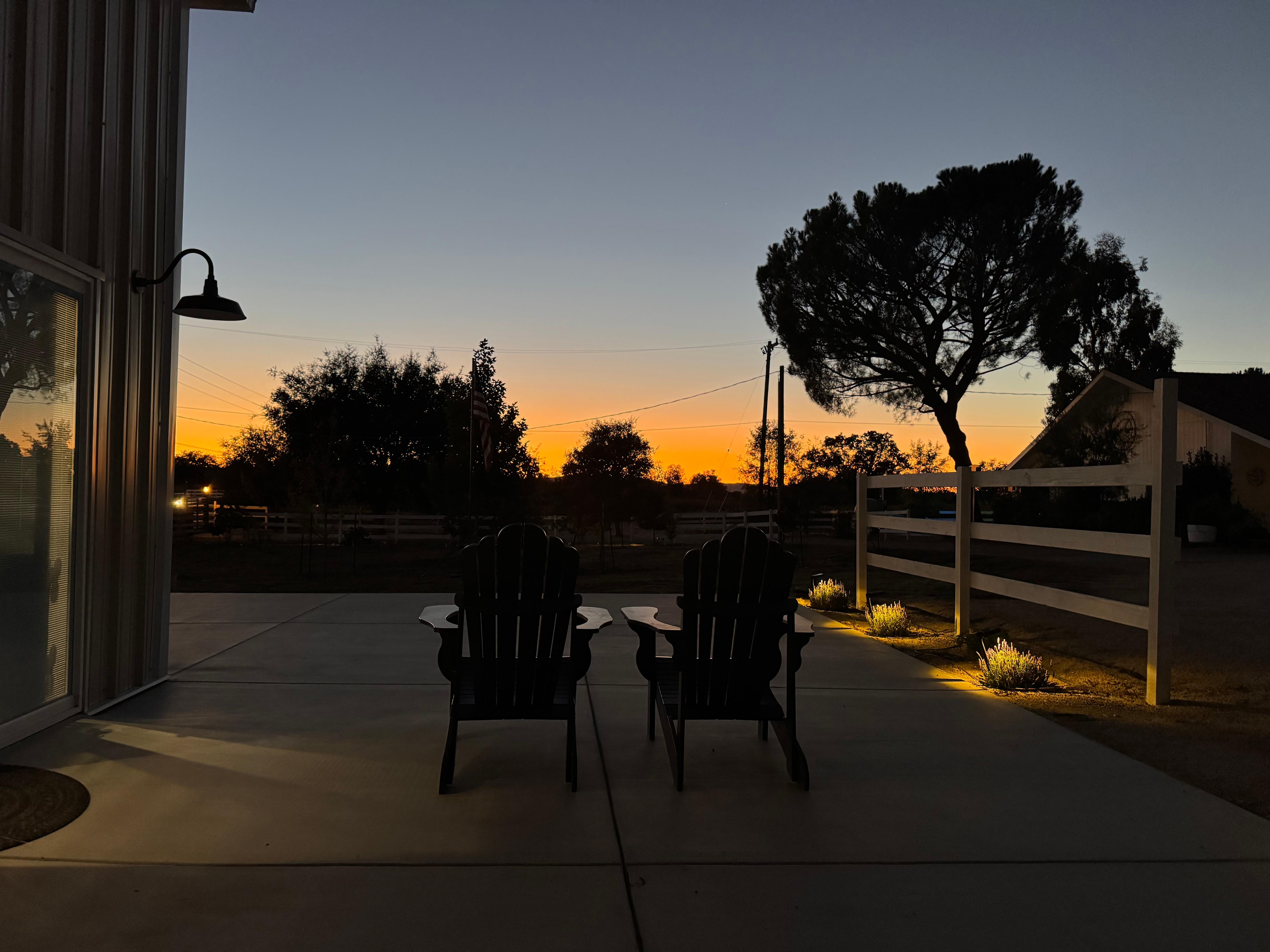 Sunsets are beautiful here..