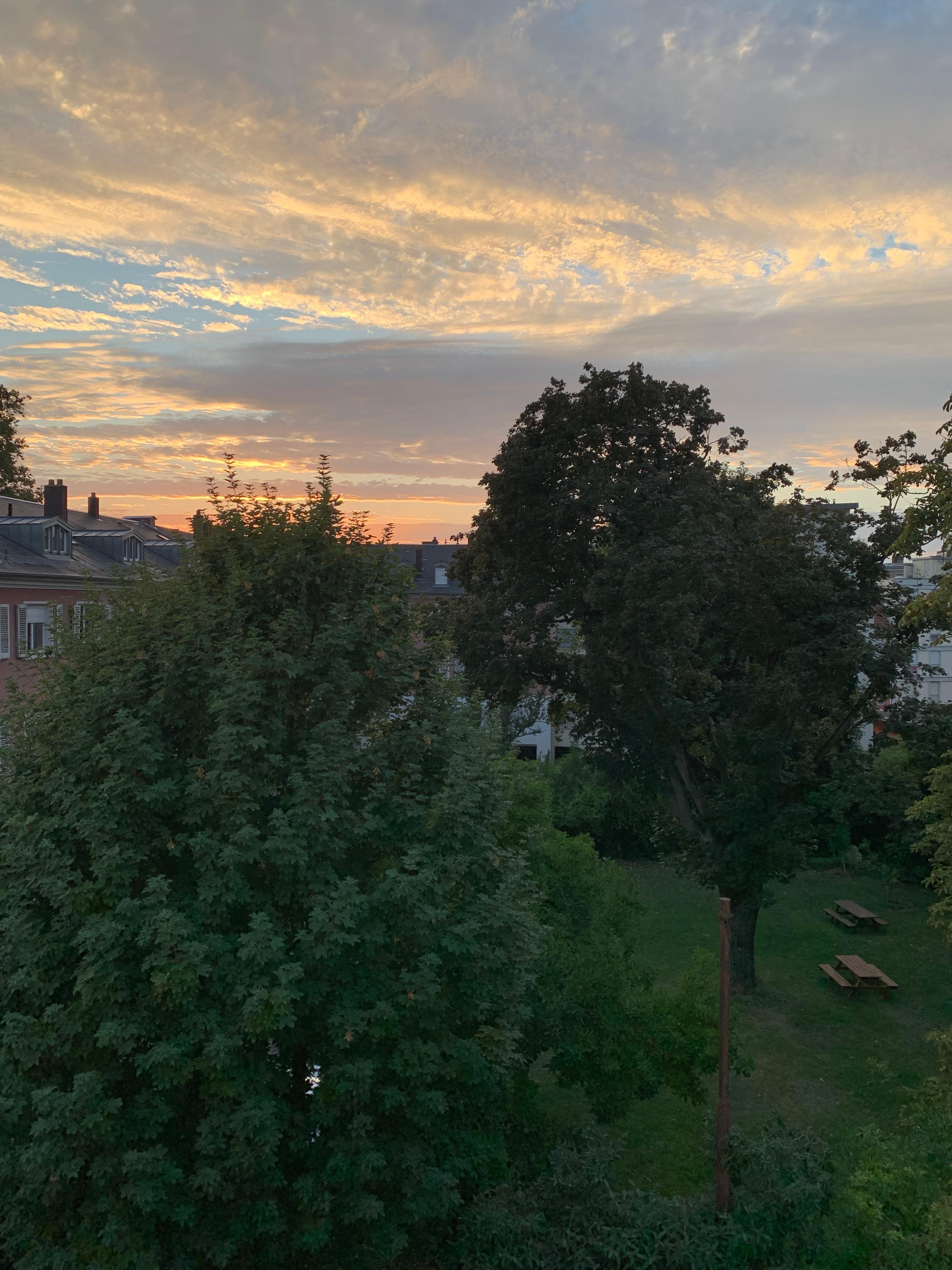 La vue depuis notre chambre 