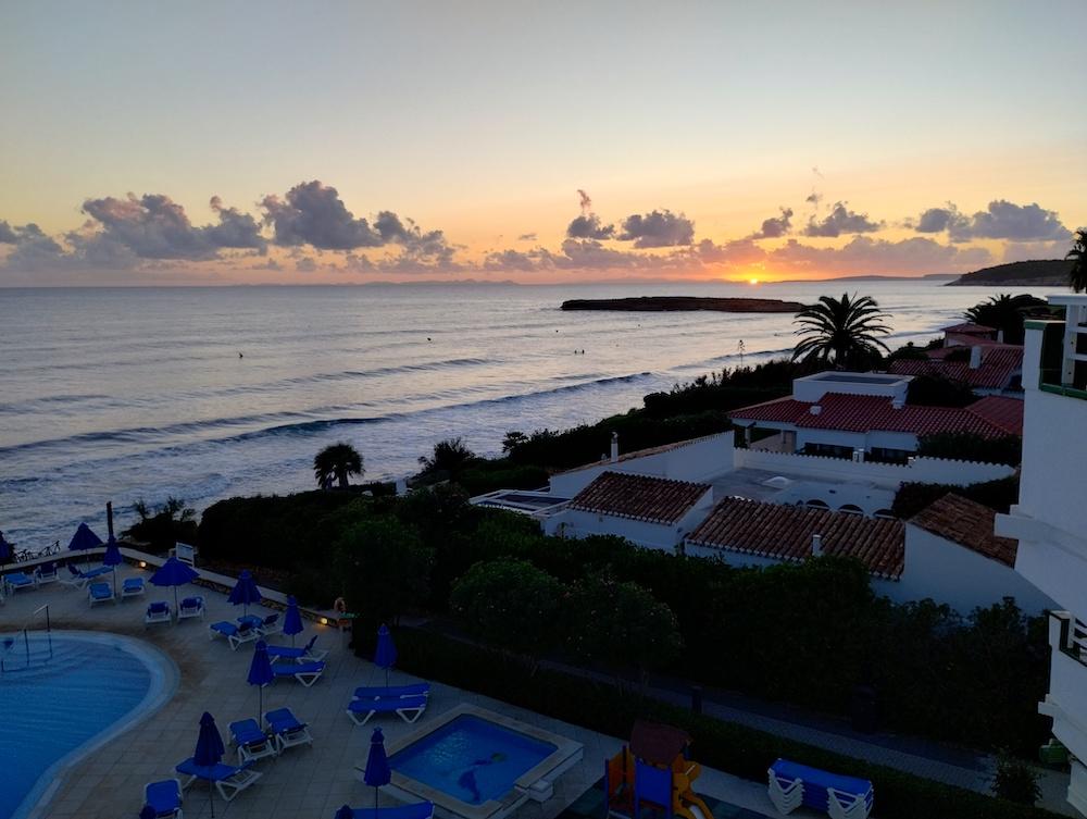 Sunset from balcony