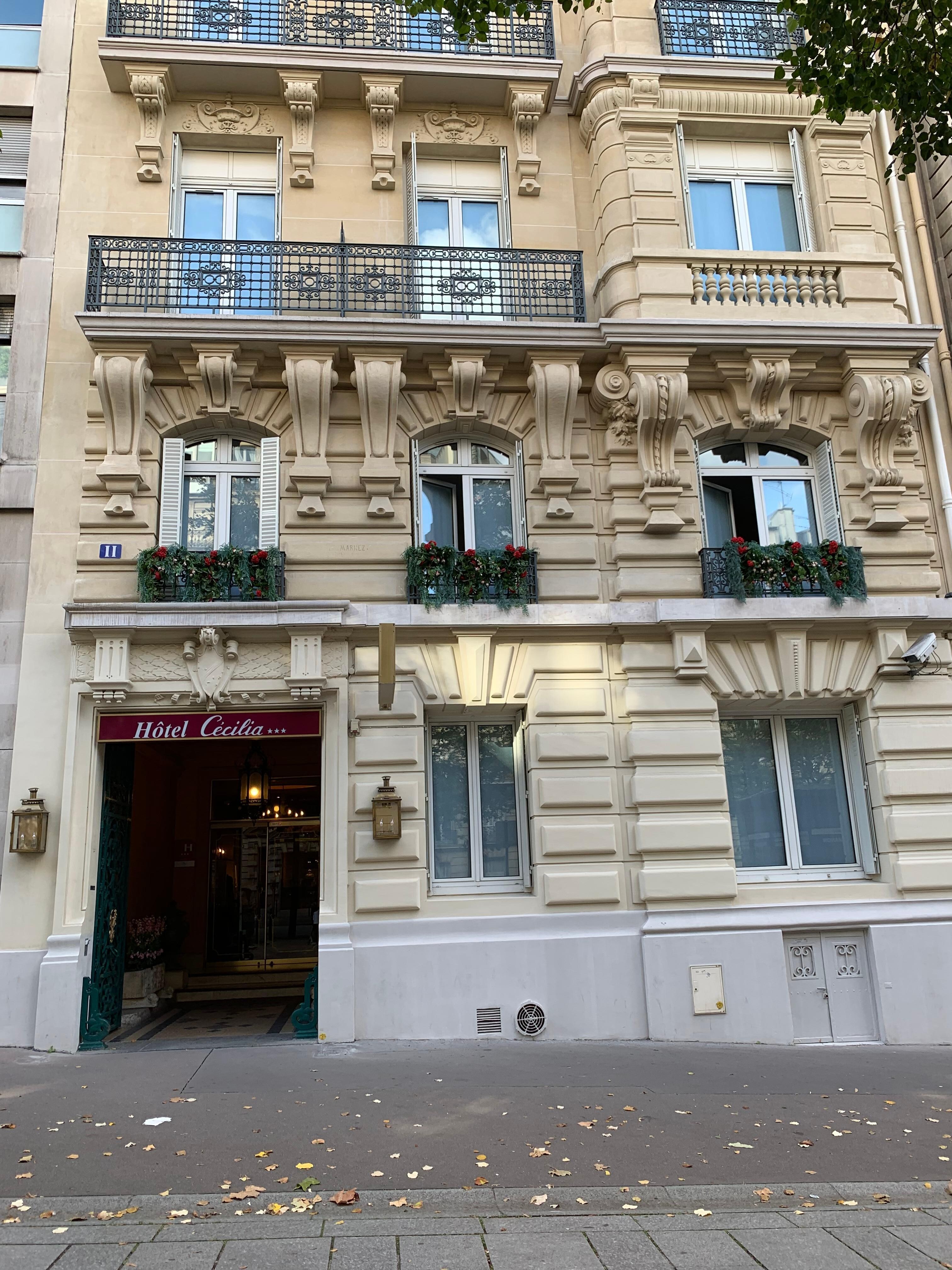 Front of hotel