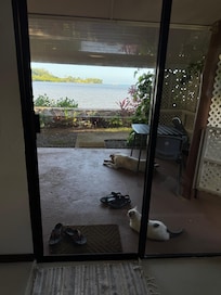 Friends enjoying the view with us