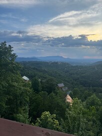 View on balcony
