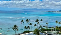 The view towards Waikiki and the Wainai coast.