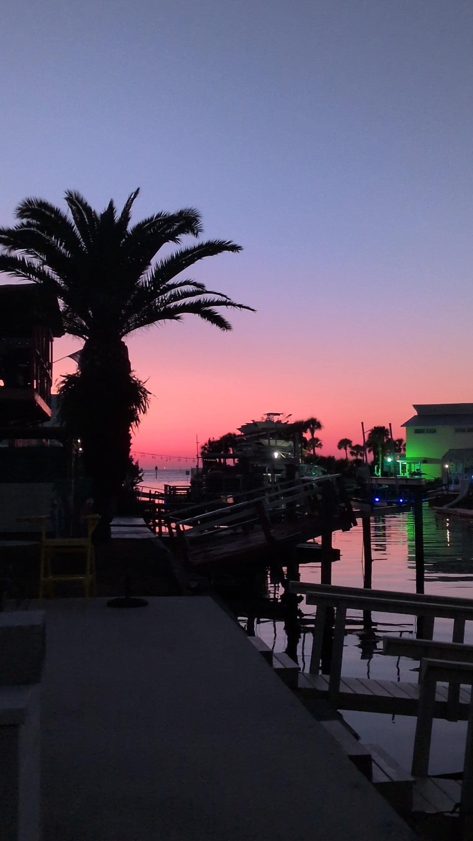 View from the hot tub.