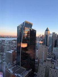 Vista do apartamento no 44° andar.