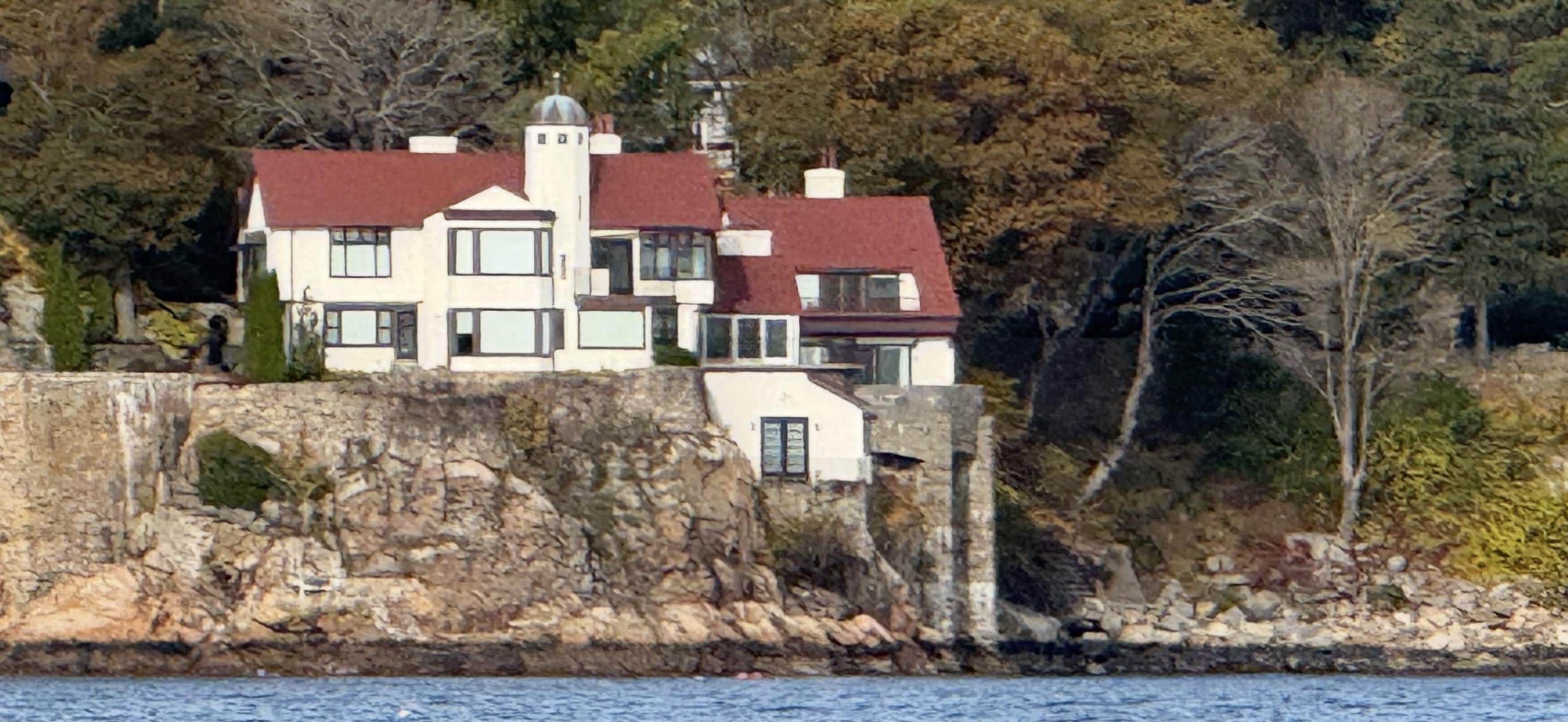 When I book a stay, I didn't realize that I had photographed the property form onboard a whale watch boat the previous fall.