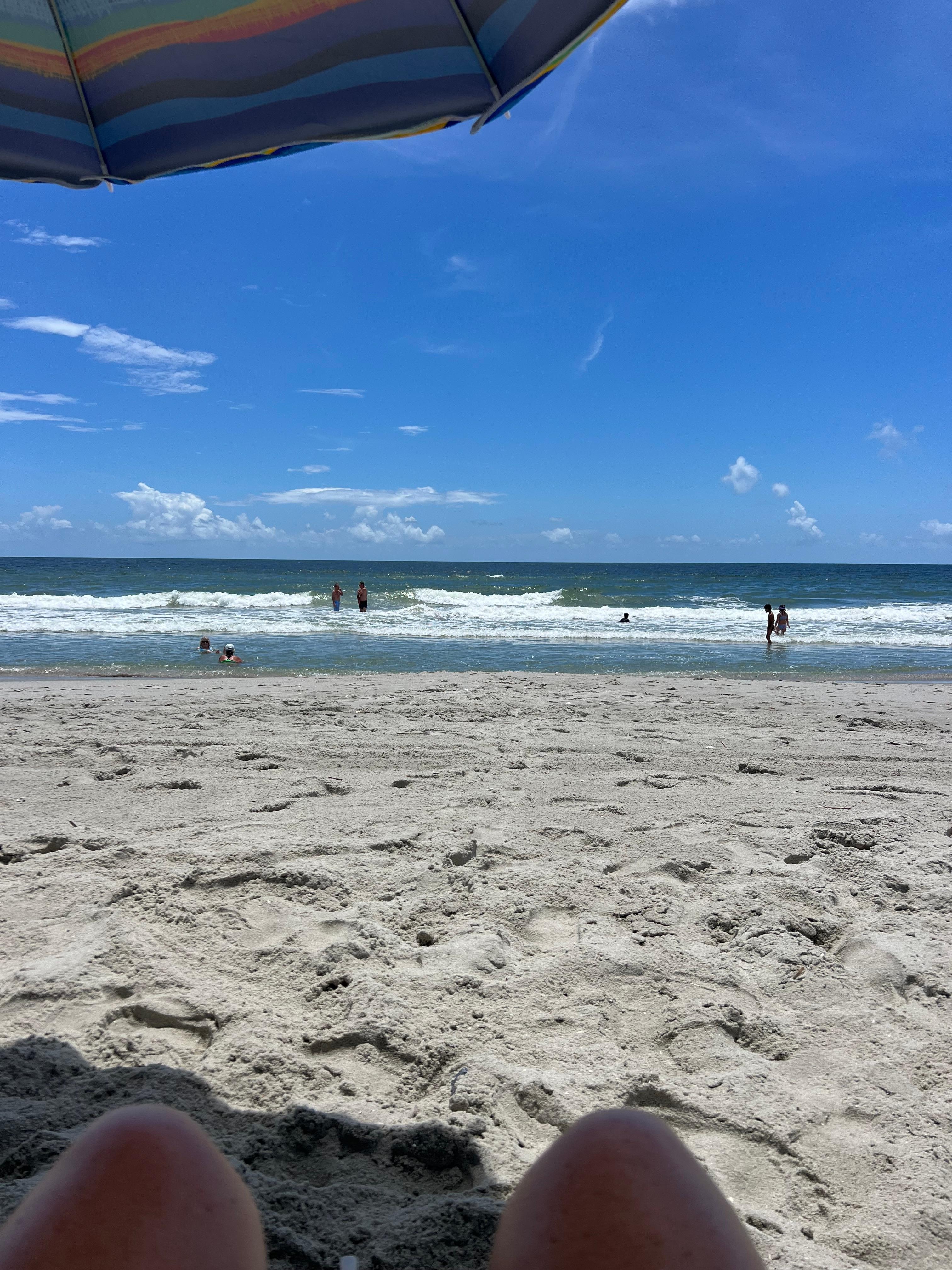 Evenings on the beach playing tidal ball was so much fun