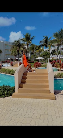 Pool area was clean but some times towels were not available and shaded umbrellas and seats were not available which maybe is normal. But when you just want to chill by the pool and no seating available gets a bit stressful.