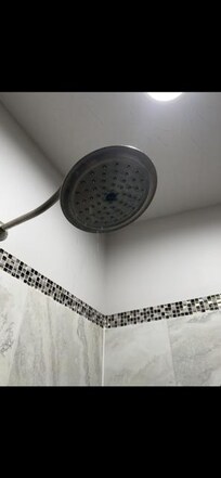 This is the second floor shower on at full volume while the pump was out.