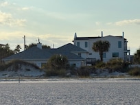 The house from the beach