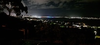 Night view from house balcony