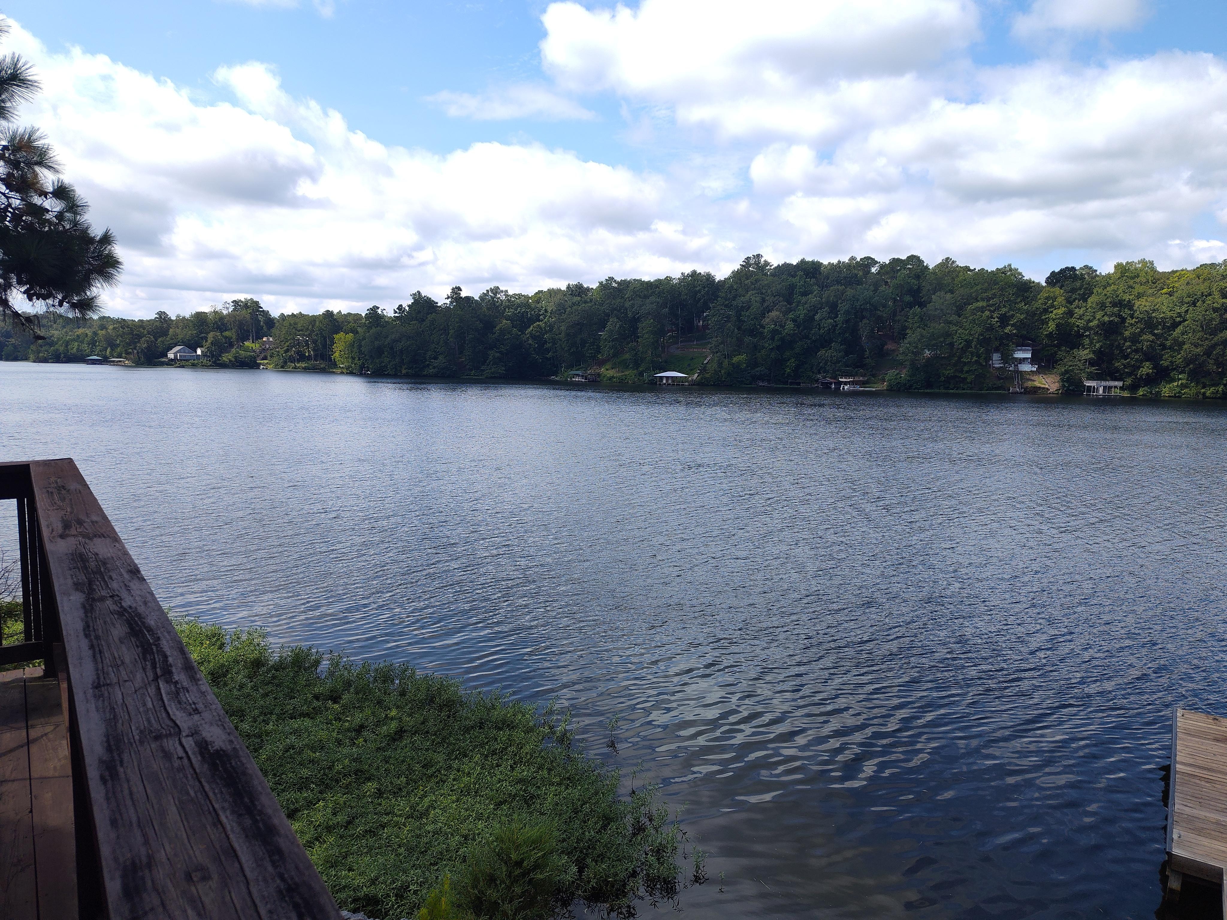 View of Lake Jordan from deck