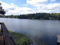 View of Lake Jordan from deck