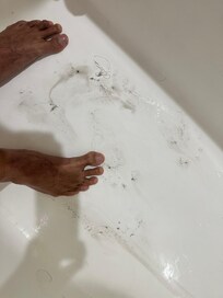 Dirty floors tracked dirt