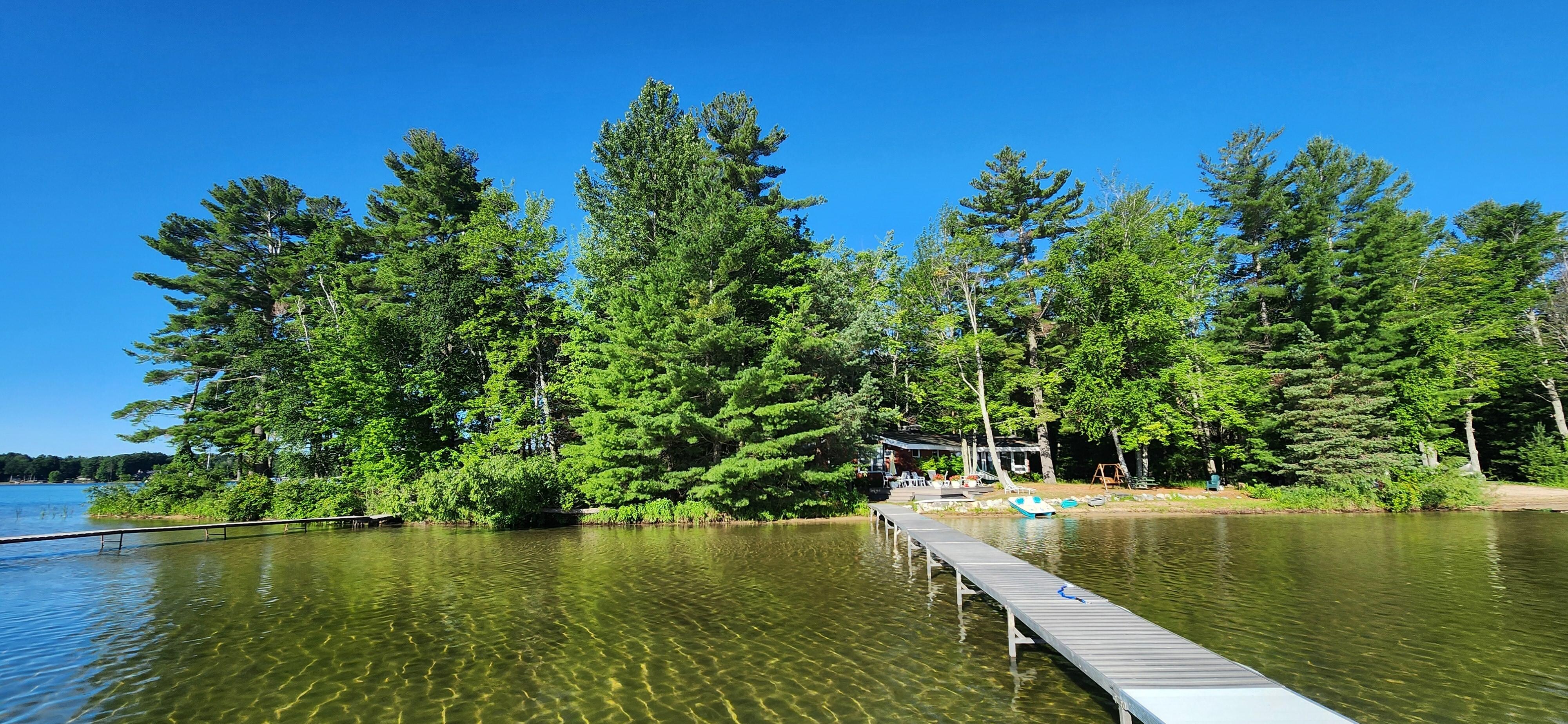 View of cottage from dock