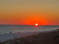 Sunset shot from the balcony