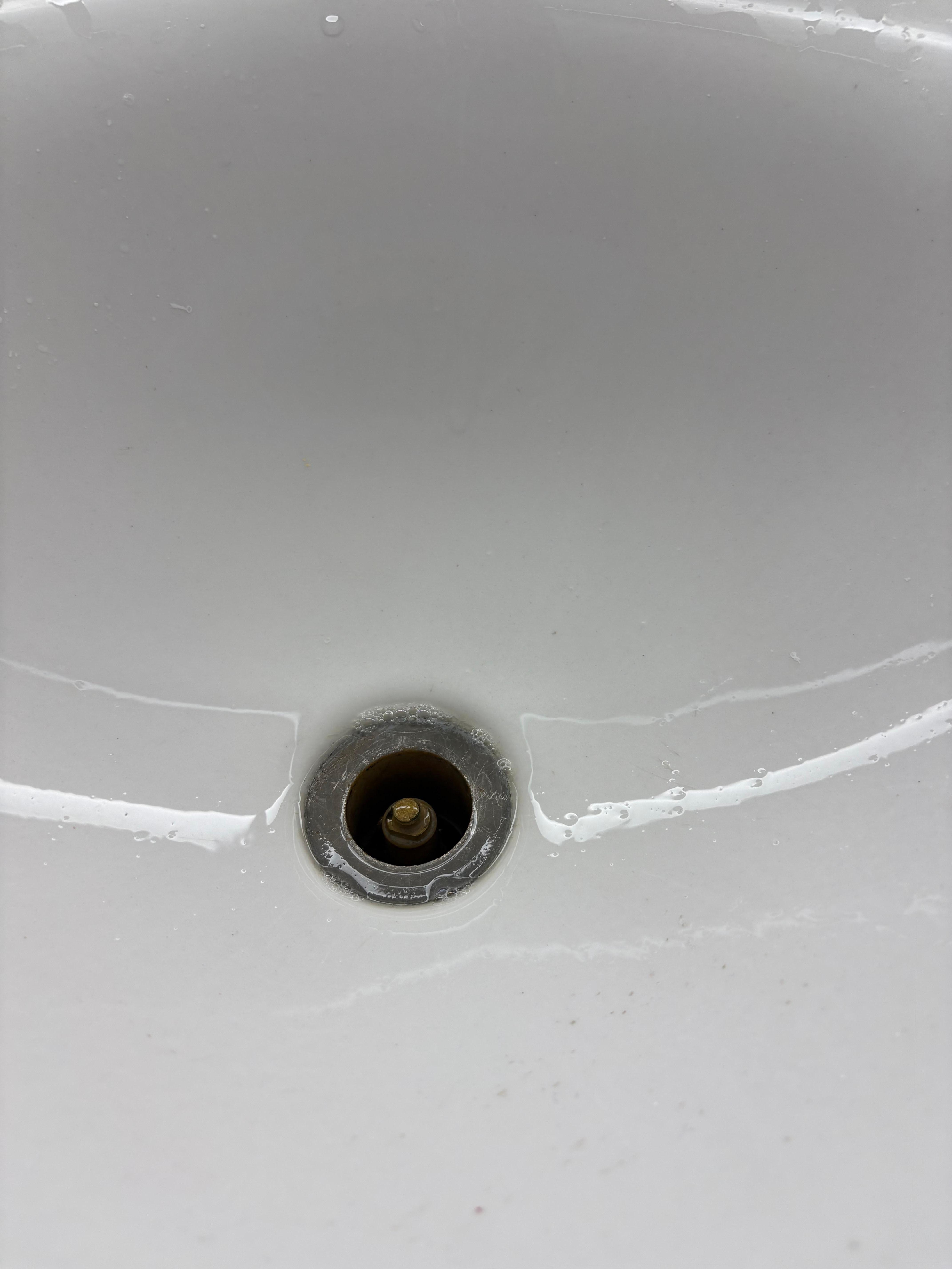 Broken sink plug