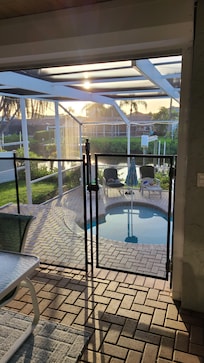 Enjoyed the sun rise off the back porch/patio