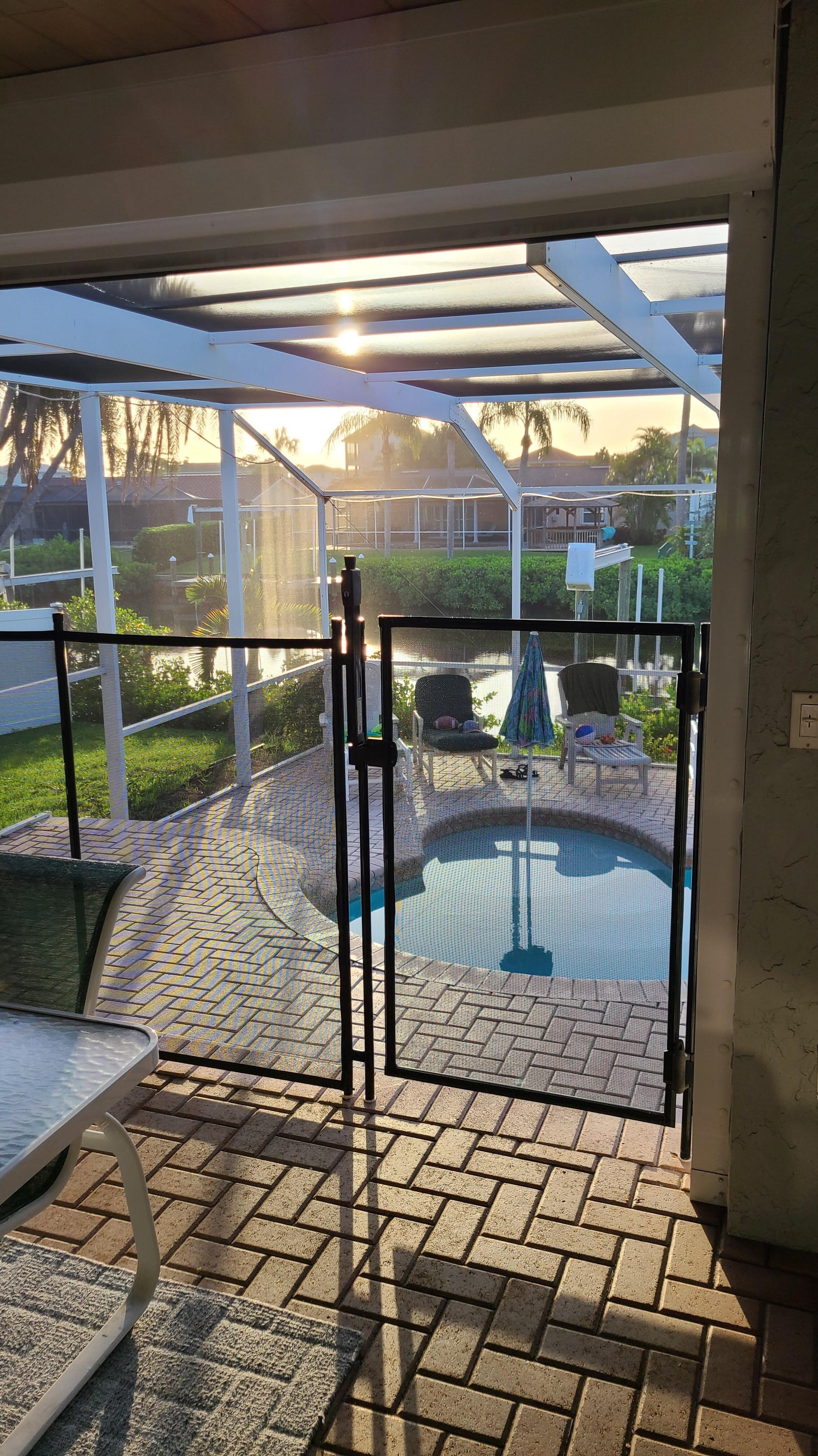 Enjoyed the sun rise off the back porch/patio
